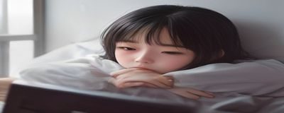经期私密护理科普文章配图，卫生用品整洁摆放，温和暖光